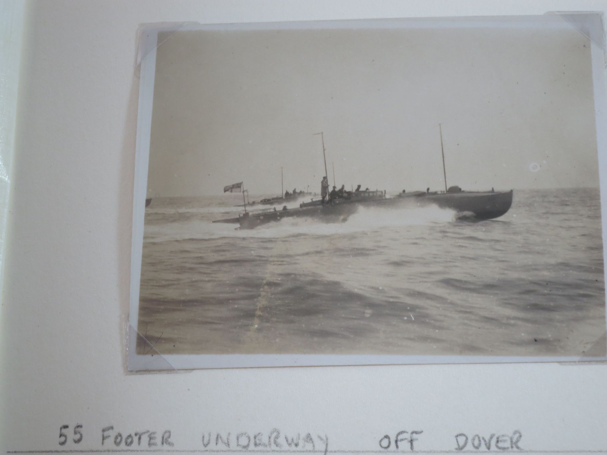 AN INTERESTING ALBUM OF PHOTOGRAPHS FOR THE DOVER/DUNKIRK COASTAL MOTOR BOAT DIVISION NO.7, 1914-18 - Image 7 of 44
