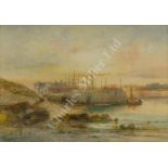 EMIL AXEL KRAUSE (DANISH, 1871-145) - Sampson's Harbour