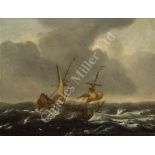 FOLLOWER OF WILLEM VAN DE VELDE (DUTCH, 1633-1707) - Man o' war in a storm