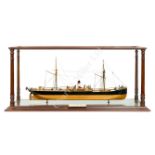 BUILDER'S MODEL FOR THE SS CYANUS, BUILT BY E. WITHY & CO, HARTLEPOOL FOR STEEL YOUNG & CO., 1880