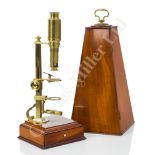 Ø A CUFF-TYPE MICROSCOPE BY G. RICHARDSON, LONDON, CIRCA 1795