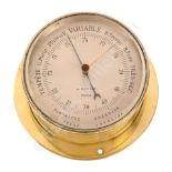 AN ANEROID BAROMETER BY A. REDIER, PARIS, FOR THE IMPERIAL RUSSIAN NAVY CIRCA 1890