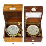 A TWO DAY MARINE CHRONOMETER BY BROCKBANK, ATKINS & MOORE, LONDON, CIRCA 1880