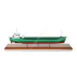 A BOARDROOM MODEL OF THE CARGO SHIP ARKLOW SAND BUILT FOR ARKLOW SHIPPING, IRELAND, HOLLAND, 1998