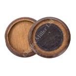 A TÉMÉRAIRE TREEN TABLE SNUFF BOX, CIRCA 1838