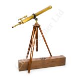 A FINE 3½IN REFRACTING TELESCOPE BY SECRETAN, PARIS, CIRCA 1880