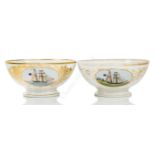 TWO 19TH CENTURY ELSINORE BOWLS