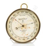 AN ANEROID BAROMETER FORM H.M. SUBMARINE THAMES, CIRCA 1939 AND H.M. SUBMARINE OSWALD, 1940