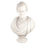 Marble bust of John C. Calhoun, attributed to Clark Mills