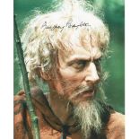 Geoffrey Bayldon signed 10x8 colour photo from Catweazle. Good Condition. All signed items come with