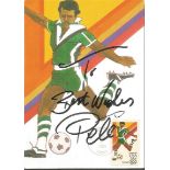 Pele signed 1983 USA Football PHQ card. Good Condition. All signed items come with our certificate