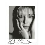 Natasha Richardson signed 6 x 4 b/w photo. Good Condition. All signed items come with our