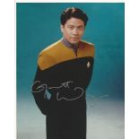 Garrett Wang signed 10 x 8 colour Star Trek photo. Good Condition. All signed items come with our