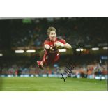 LIAM WILLIAMS signed in-person Wales Rugby 8x12 Photo. Good Condition. All signed items come with