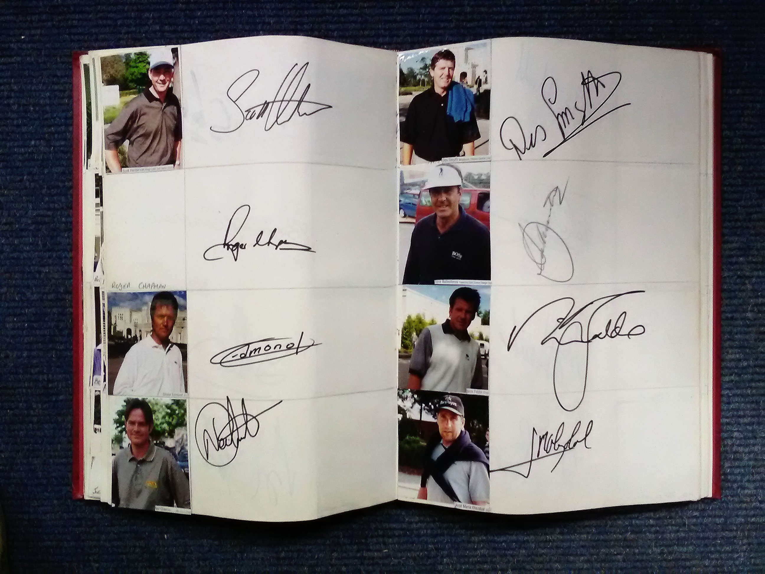 Large autograph album containing golfer signatures. 100+ signatures. Some of names included are Tony - Image 6 of 6