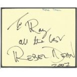 Rebel Dean signed album page. Dedicated. Good Condition. All signed items come with our