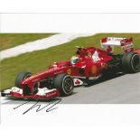 Felipe Massa signed 10x8 colour photo. Good Condition. All signed items come with our certificate of