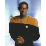 Tim Russ signed 10 x 8 colour Star Trek Voyager photo. Good Condition. All signed items come with