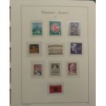 Austria stamp collection 1980/5. Comes in green lighthouse multiring album. Catalogue value £300.