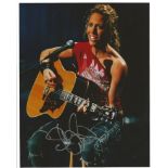 Sheryl Crow signed 10x8 colour photo. Good Condition. All signed items come with our certificate