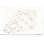 Richard Kiel Jaws James Bond irregularly shaped autograph to Mike fixed to 6 x 4 white card. Good