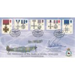 Sqn Ldr Colin Paterson signed Battle of Britain FDC. Good Condition. All signed items come with