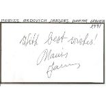 Mariss Jansons signed album page. Latvian conductor, the son of conductor Arv?ds Jansons and the