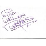 Anita Harris signed 6 x 4 white card to Mike or Michael. Good Condition. All signed items come