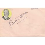 Billy Cotton signed album page with Jimmy Edwards on reverse. Good Condition. All signed items