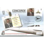 Capt. Norman Britton signed 2009 Concorde Queen of the Skies Mercury 40th ann Supersonic flight