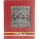 Man United A Small Booklet, Issued For Vip Guests At Old Trafford Several Years Ago, Hard Cover,