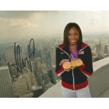 ALLYSON FELIX American Athlete signed in-person Olympics 8x12 Photo. Good Condition. All signed