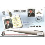 Capt. David Rowlands signed 2009 Concorde Queen of the Skies Mercury 40th ann Supersonic flight
