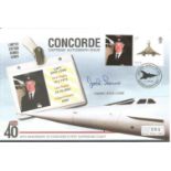 Capt. Jock Lowe signed 2009 Concorde Queen of the Skies Mercury 40th ann Supersonic flight cover.