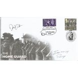 David Croft and Jimmy Perry signed The Home Guard FDC. 13/5/10 London SE1 postmark. Good