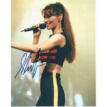 Shania Twain signed 10x8 colour photo. Good Condition. All signed items come with our certificate of