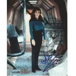 Marina Sirtis signed 10 x 8 colour Star Trek photo. Good Condition. All signed items come with our