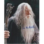 Ian Mckellen signed 10x8 colour photo from Lord of the Rings. Good Condition. All signed items