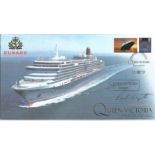 Cptn Paul Wright signed Cunard FDC. 11/12/07 Southampton postmark. Good Condition. All signed