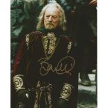 Bernard Hill signed 10x8 colour photo from Lord of the Rings. Good Condition. All signed items