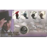 Clare Balding signed Fabulous Hats Royal Ascot coin FDC PNC. Gibraltar 1 crown coin inset. 19/6/01