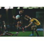 JULIAN SAVEA signed New Zealand All Blacks Rugby 8x12 Photo. Good Condition. All signed items come