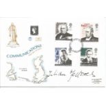 Julian Fellowes signed Communications FDC. 5/9/95 Scunthorpe FDI postmark. Good Condition. All