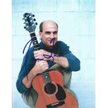 James Taylor signed 12x8 colour Guitar photo. Good Condition. All signed items come with our