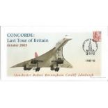 Concorde 2003 last tour of Britain cover. Good Condition. All signed items come with our certificate