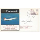 British Airways Official signed Concorde flown cover. Dhahran, Bahrain, 19 Feb. 1979, flown