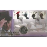 Fabulous Hats Royal Ascot coin FDC PNC. British Virgin Islands 1$ coin inset. 19/6/01 Blackstock