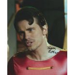 Jason Ritter signed 10 x 8 colour superman photo. Good Condition. All signed items come with our