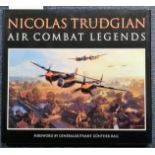 Nicolas Trudgian Multisigned Air Combat Legends book. 95 pages of his stunning aviation images