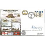 Sqdn Ldr Terence Bulloch DSO DFC signed Battle of the Atlantic JS50/43/6 cover. Good Condition.